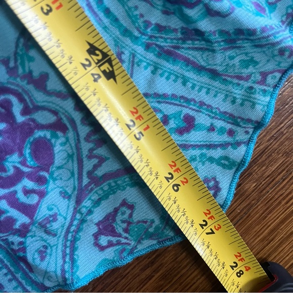 vintage y2k handkerchief top paisley 18/20 L cami - Picture 6 of 6